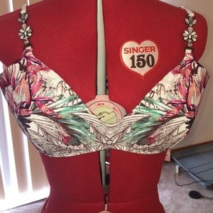 Printed Bikini Top
